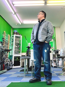 「Danner（ダナー）のアイテム」を使った、101mmgさん（メンズ・175cm）の冬コーディネート