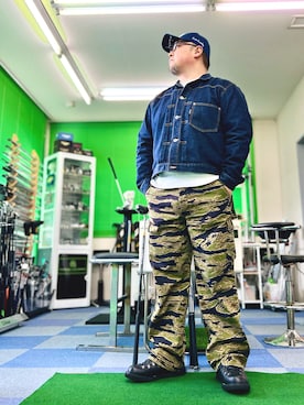 「schott（ショット）のアイテム」を使った、101mmgさん（メンズ・175cm）の春コーディネート