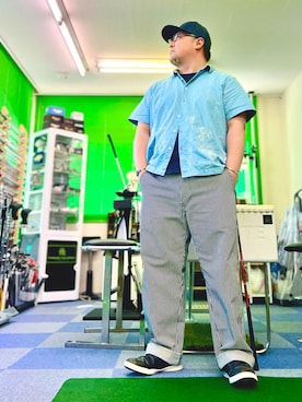 「AVIREX（アヴィレックス）のアイテム」を使った、101mmgさん（メンズ・175cm）の夏コーディネート