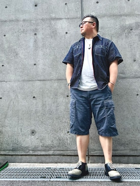 「REGAL（リーガル）のアイテム」を使った、101mmgさん（メンズ・175cm）の夏コーディネート