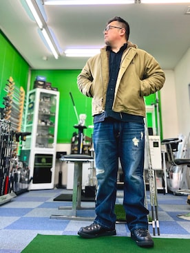 101mmgさん（骨格ストレート・メンズ・175cm）の冬コーディネート