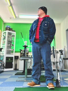 「Pherrow's（フェローズ）のアイテム」を使った、101mmgさん（メンズ・175cm）の春コーディネート