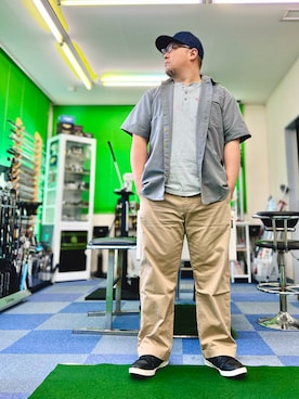 「AVIREX（アヴィレックス）のアイテム」を使った、101mmgさん（メンズ・175cm）の秋コーディネート