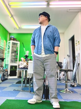 「AVIREX（アヴィレックス）のアイテム」を使った、101mmgさん（メンズ・175cm）の秋コーディネート