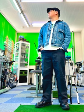 「Pherrow's（フェローズ）のアイテム」を使った、101mmgさん（メンズ・175cm）の春コーディネート