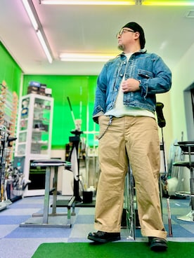 「999.9（フォーナインズ）のアイテム」を使った、101mmgさん（メンズ・175cm）の秋コーディネート