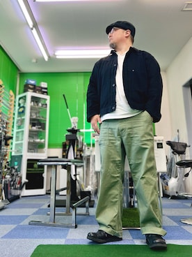 「Schott(ショット)のアイテム(トップス)」を使った、101mmgさん(メンズ・175cm)の秋コーディネート