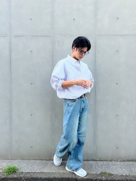 「Kaepa（ケイパ）のアイテム」を使った、umillionyuさん（メンズ・173cm）の秋コーディネート