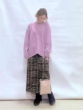 fuuさん（レディース・156cm）の冬コーディネート
