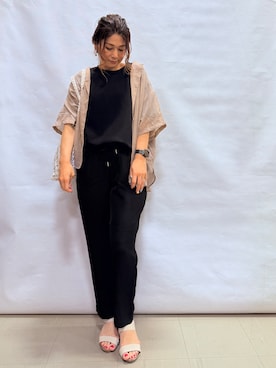 「Rubyrivet（ルビーリベット）のアイテム」を使った、fuuさん（レディース・156cm）の春コーディネート