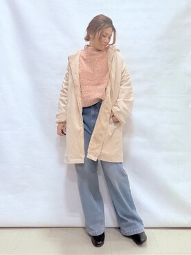 「DRESKIP（ドレスキップ）のアイテム」を使った、fuuさん（レディース・156cm）の冬コーディネート