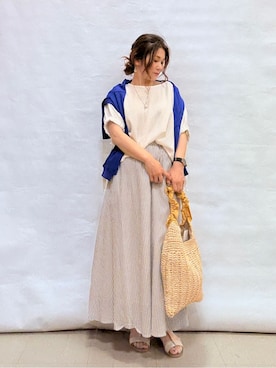 fuuさん（レディース・156cm）の夏コーディネート