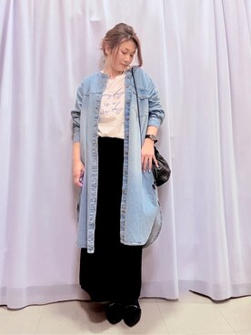 「DRESKIP（ドレスキップ）のアイテム」を使った、fuuさん（レディース・156cm）の冬コーディネート