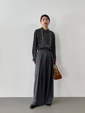 「BABYLONE（バビロン）のアイテム」を使った、しまさん（レディース・163cm）の冬コーディネート