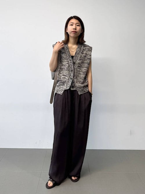 BABYLONE/バビロン デニムタックパンツ グレー 36インチ セール】デニムタックパンツ（デニムパンツ）｜BABYLONE