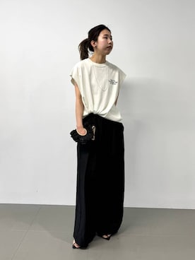 「Tony Bianco（トニービアンコ）のアイテム」を使った、しまさん（レディース・163cm）の夏コーディネート