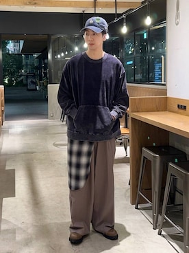 「アイテム（その他シューズ）」を使った、大空さん（メンズ・176cm・20代）の秋コーディネート