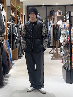 「アイテム（ニット/セーター）」を使った、大空さん（メンズ・176cm・30代）の秋コーディネート