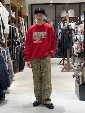 「niko and ...」｜「アイテム（キャップ）」を使った、大空さん（メンズ・176cm）の冬コーディネート