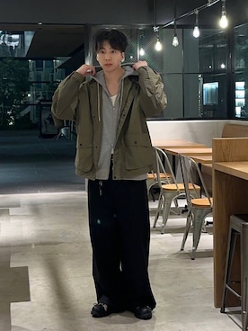 「アイテム（その他アウター）」を使った、大空さん（メンズ・176cm・20代）の秋コーディネート