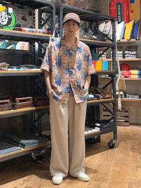 「niko and...（ニコアンド）のアイテム」を使った、大空さん（骨格ナチュラル・メンズ・176cm）の夏コーディネート