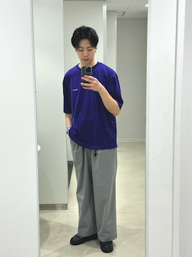 「NUMERALS（ヌメラルズ）のアイテム（トップス）」を使った、大空さん（骨格ナチュラル・メンズ・176cm）の夏コーディネート
