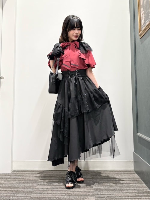 axes femme（アクシーズ ファム） 手袋 レースフリルUVショート手袋