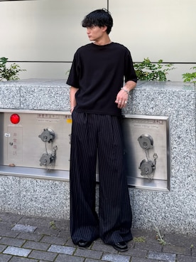 「TEN.（テン）のアイテム」を使った、中村瑞輝(みずきち)さん（メンズ・176cm）の夏コーディネート