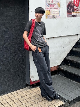 「アイテム（キーケース/キーアクセサリー）」を使った、中村瑞輝(みずきち)さん（メンズ・176cm・20代）の夏コーディネート