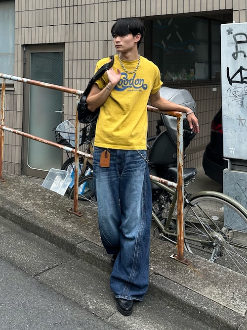 jinta nvrfrgt × cons 別注　デニム　チノパン　サイズ1 jinta nvrfrgt × cons 別注 デニム チノパン サイズ1 jinta nvrfrgt