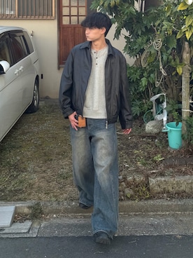 中村瑞輝(みずきち)さん（メンズ・176cm）の冬コーディネート