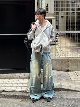 「アイテム（キーケース/キーアクセサリー）」を使った、中村瑞輝(みずきち)さん（メンズ・176cm）の秋コーディネート