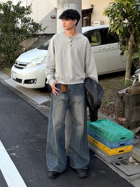 中村瑞輝(みずきち)さん（メンズ・176cm）の春コーディネート