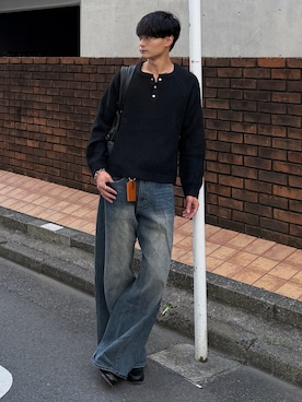 中村瑞輝(みずきち)さん（メンズ・176cm）の秋コーディネート