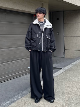 中村瑞輝(みずきち)さん(メンズ・176cm)の冬コーディネート