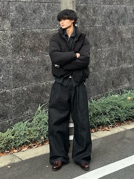 「アイテム（ジャケット/アウター）」を使った、中村瑞輝(みずきち)さん（メンズ・176cm）の冬コーディネート