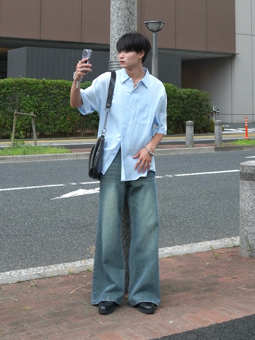 【LUENNA】Semi-flare Denim Pants / セミフレアデニムパンツ