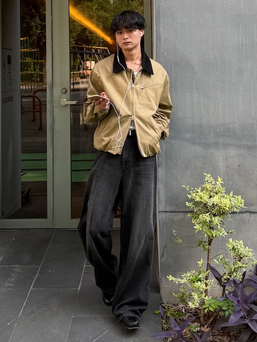 「SINSS(シンス)のSlim fit tank top / スリムフィットタンクトップ(タンクトップ)」を使った、中村瑞輝(みずきち)さん(メンズ・176cm)の夏コーディネート