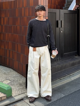 「アイテム（リング）」を使った、中村瑞輝(みずきち)さん（メンズ・176cm）の春コーディネート