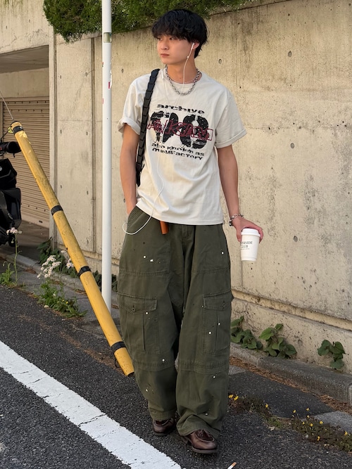 セール】Painted Military Cargo Pants (Khaki)（その他パンツ