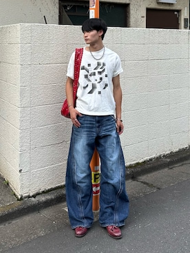 「アイテム（ブレスレット）」を使った、中村瑞輝(みずきち)さん（メンズ・176cm・20代）の秋コーディネート