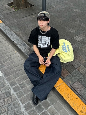 「アイテム（ローファー）」を使った、中村瑞輝(みずきち)さん（骨格ナチュラル・メンズ・176cm）の夏コーディネート