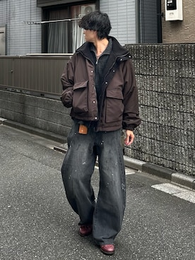 中村瑞輝(みずきち)さん（骨格ナチュラル・メンズ・176cm）の冬コーディネート