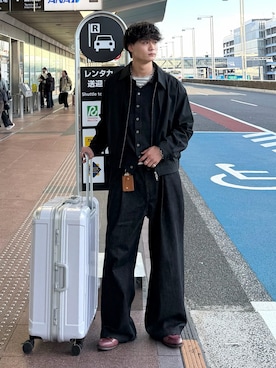 「epnok（エプノック）のアイテム」を使った、中村瑞輝(みずきち)さん（メンズ・176cm）の春コーディネート