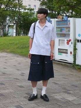 「アイテム（アクセサリー、その他）」を使った、中村瑞輝(みずきち)さん（メンズ・176cm）の夏コーディネート