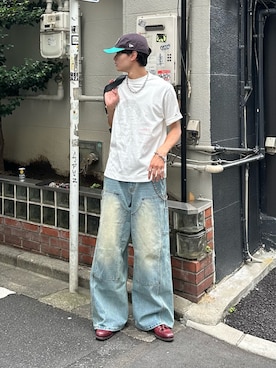 「アイテム（チャーム）」を使った、中村瑞輝(みずきち)さん（メンズ・176cm・20代）の夏コーディネート