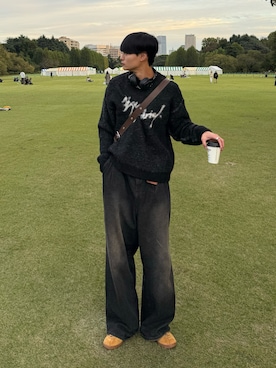 「アイテム（キーケース/キーアクセサリー）」を使った、中村瑞輝(みずきち)さん（メンズ・176cm・20代）の秋コーディネート