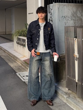 「Berwick1707（バーウィック）のアイテム」を使った、中村瑞輝(みずきち)さん（メンズ・176cm）の春コーディネート