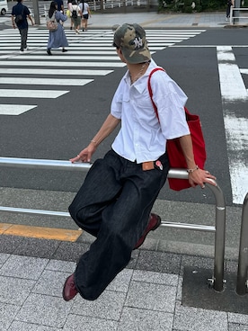 「アイテム（デニムパンツ）」を使った、中村瑞輝(みずきち)さん（メンズ・176cm）の夏コーディネート