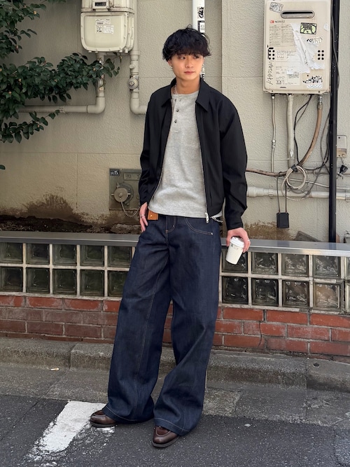 セール】14oz Selvege Wide Straight Denim / 14オンスセルビッジ 
